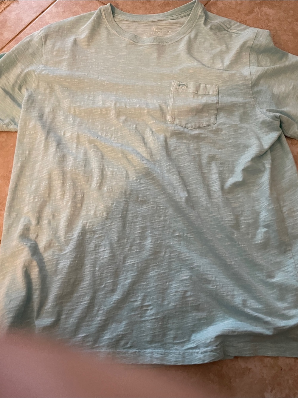 Southern Tide Men's Light Mint Crew Pocket Tee